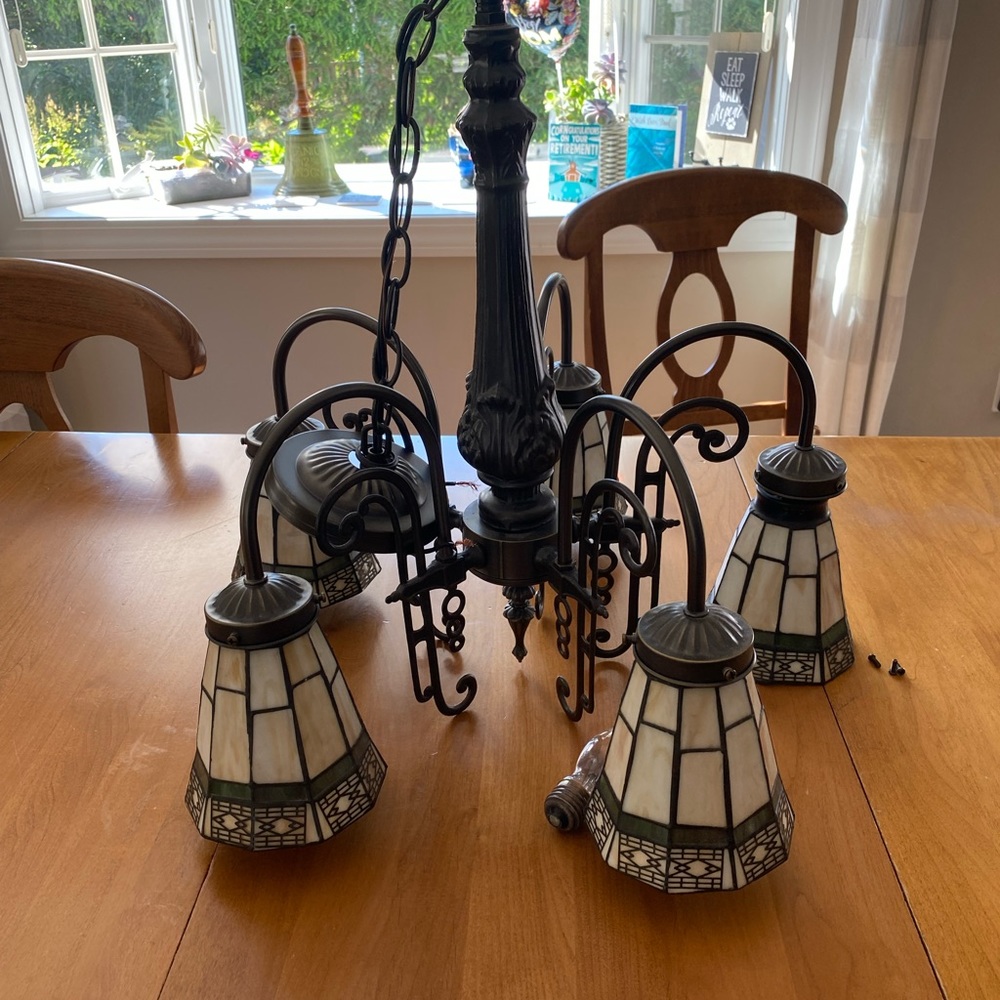 Stain glass light